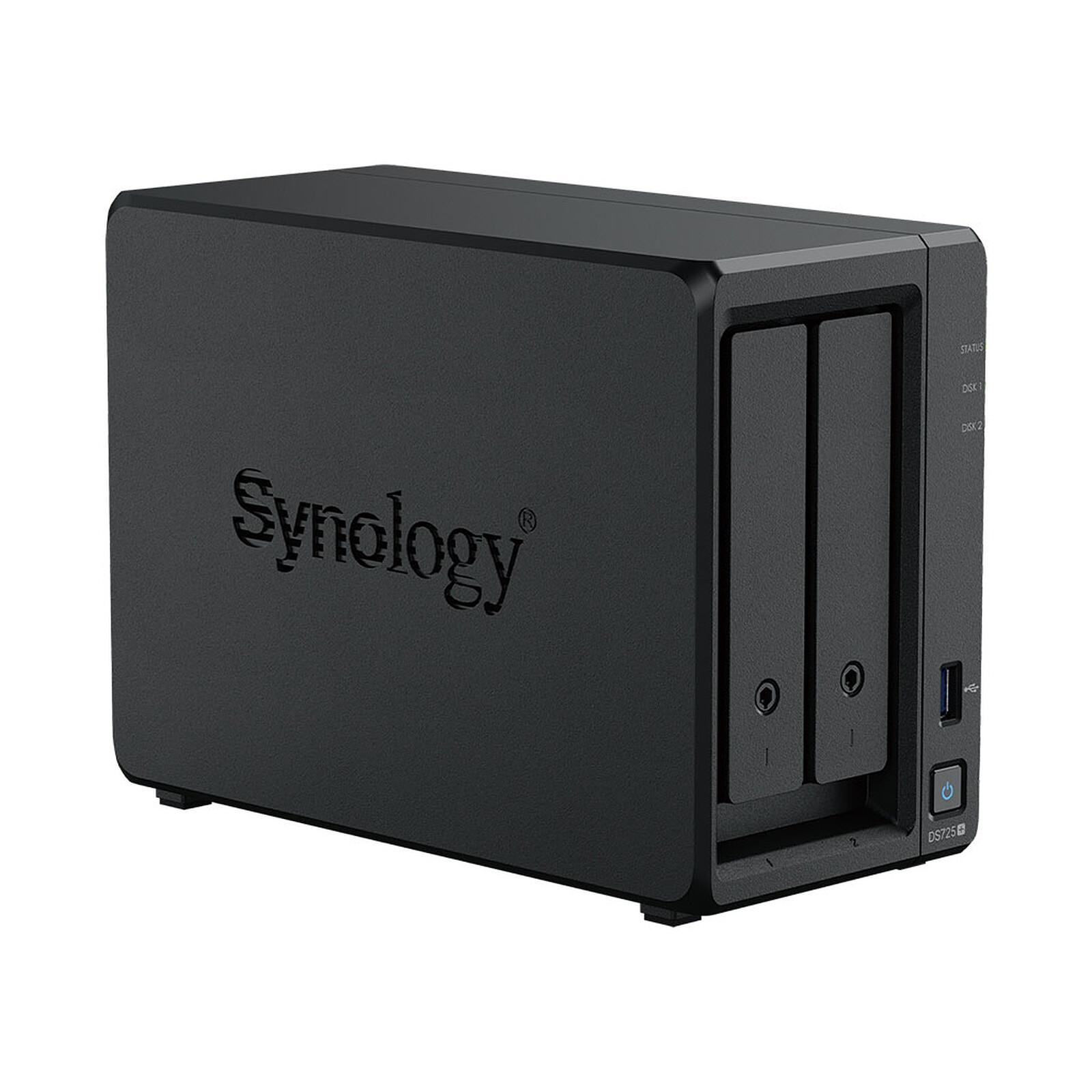 SYNOLOGY DS725+ 2-Bay Diskstation AMD Ryzen Embedded R1600 4Go DDR4 ECC SODIMM