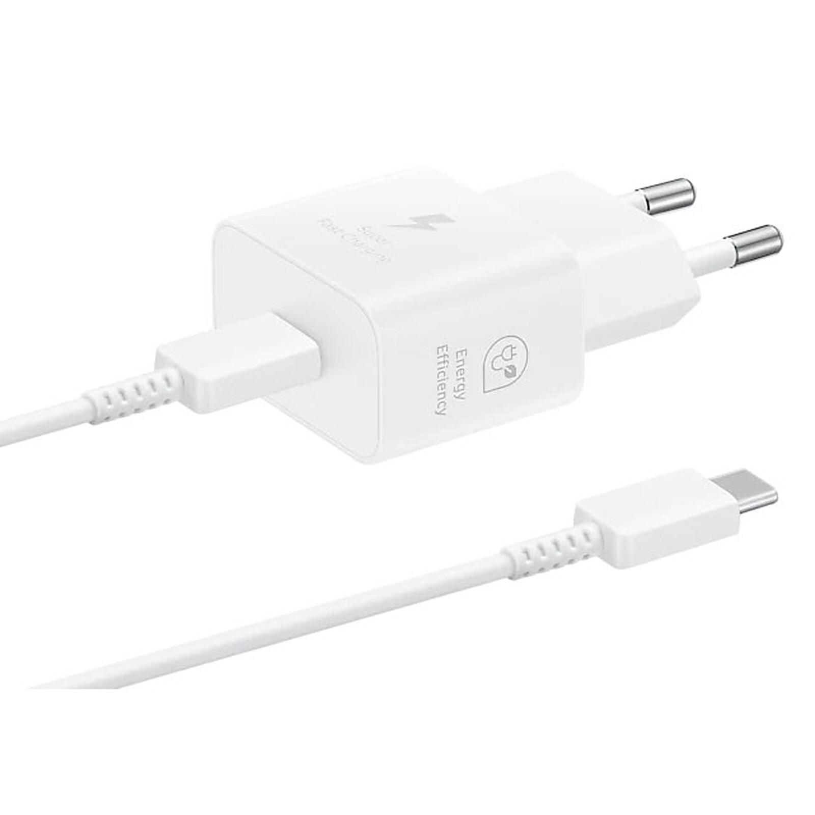 SAMSUNG USB-C TRAVEL CHARGER 25W BLANC + CABLE TYPE-C / TYPE