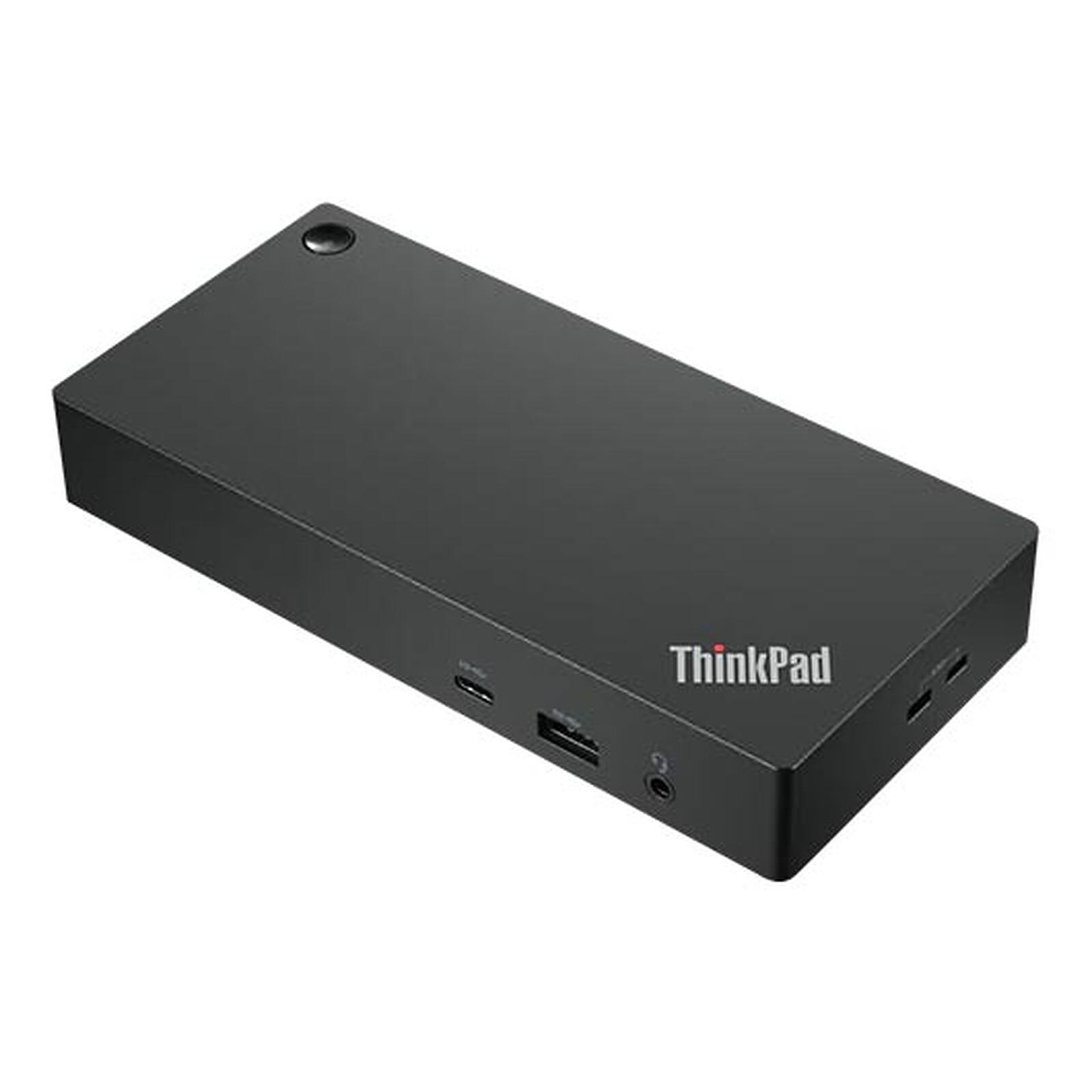 Lenovo Station d'Accueil ThinkPad Universal USB-C / 90W / 1x HDMI 2.1, 2x DisplayPort 1.4 / 3x USB 3.2 Gen 2, 2x USB 2.0, 1x USB-C / 2x 4K@60Hz, 1x 4K@30 Hz / 1x Gigabit Ethernet / Garantie 3 Ans Constructeur