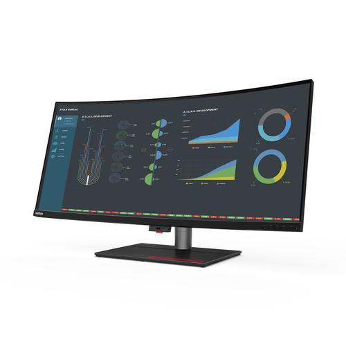 Lenovo ThinkVision P40w-20 Curved / 40" Wide UHD 5120x2160 / 75Hz 4ms / DisplayPort, HDMI, USB-C / Inclinaison, Hauteur, Pivot / Hub USB / Garantie 3 Ans