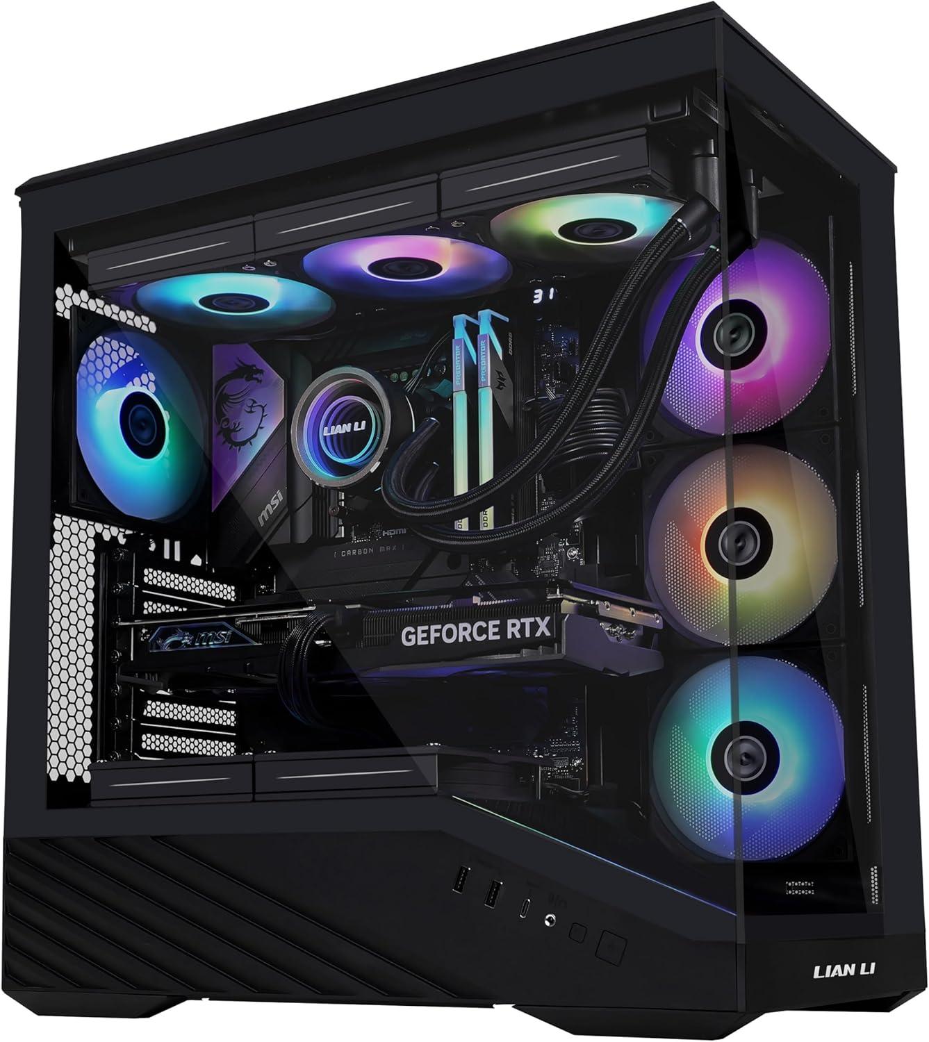 PC sur mesure / Boitier Lian Li Vector V100 / Carte mère GIGABYTE B650M Gaming WiFi 6E  / AMD Ryzen 5 7500F / Watercooling M.RED AIO Onyx 360 / RAM 32 Go (2*16) DDR5 / SSD  1 To M.2 NVMe / Alim MSI 1000W Gold / Sans OS / Garantie 1 An Fournisseur