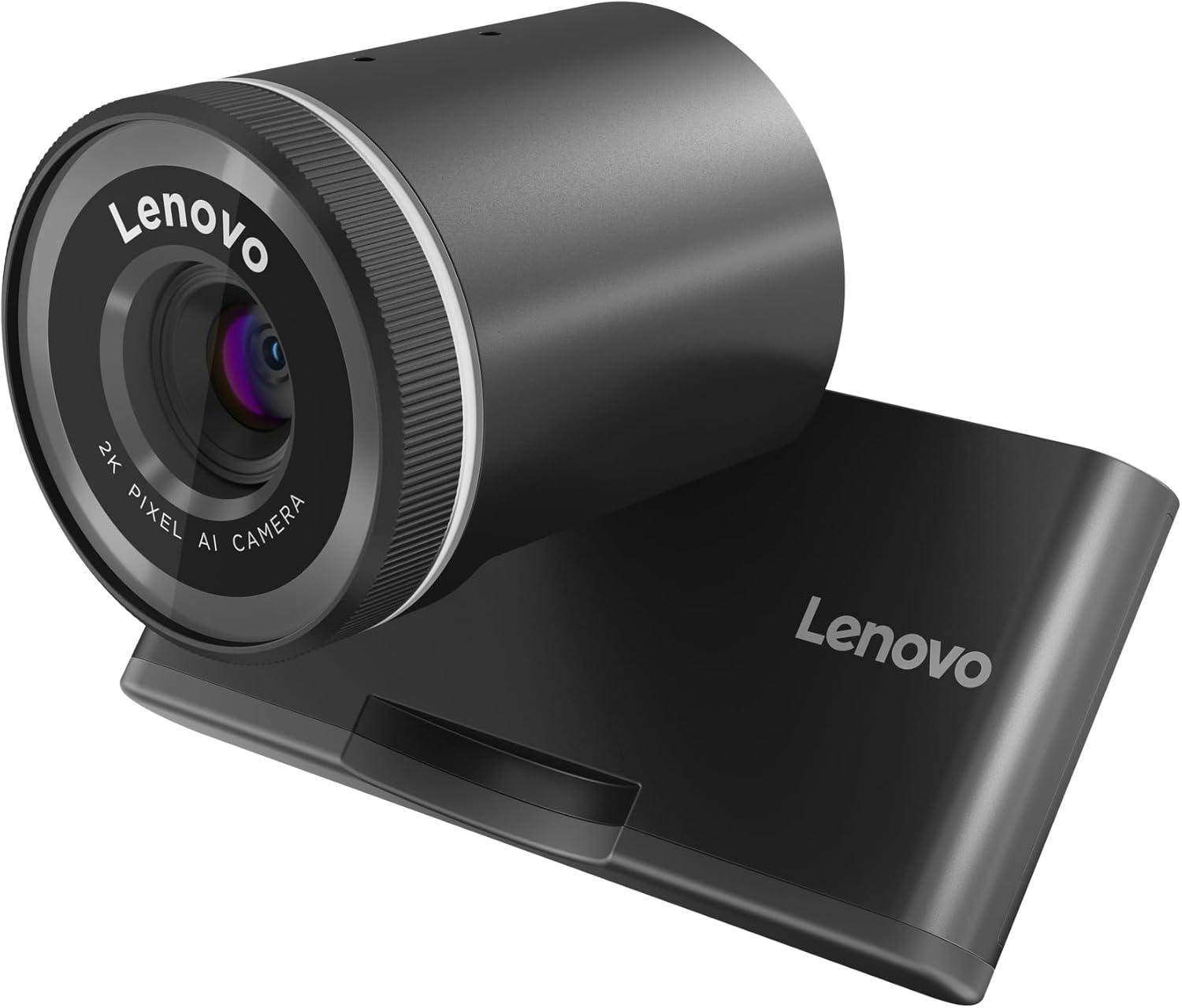 Lenovo Webcam - Mégapixel: 4 MP, Résolution vidéo maximale: 1920 x 1080 pixels, Type HD de la caméra: Quad HD. Interface: USB-C, Couleur