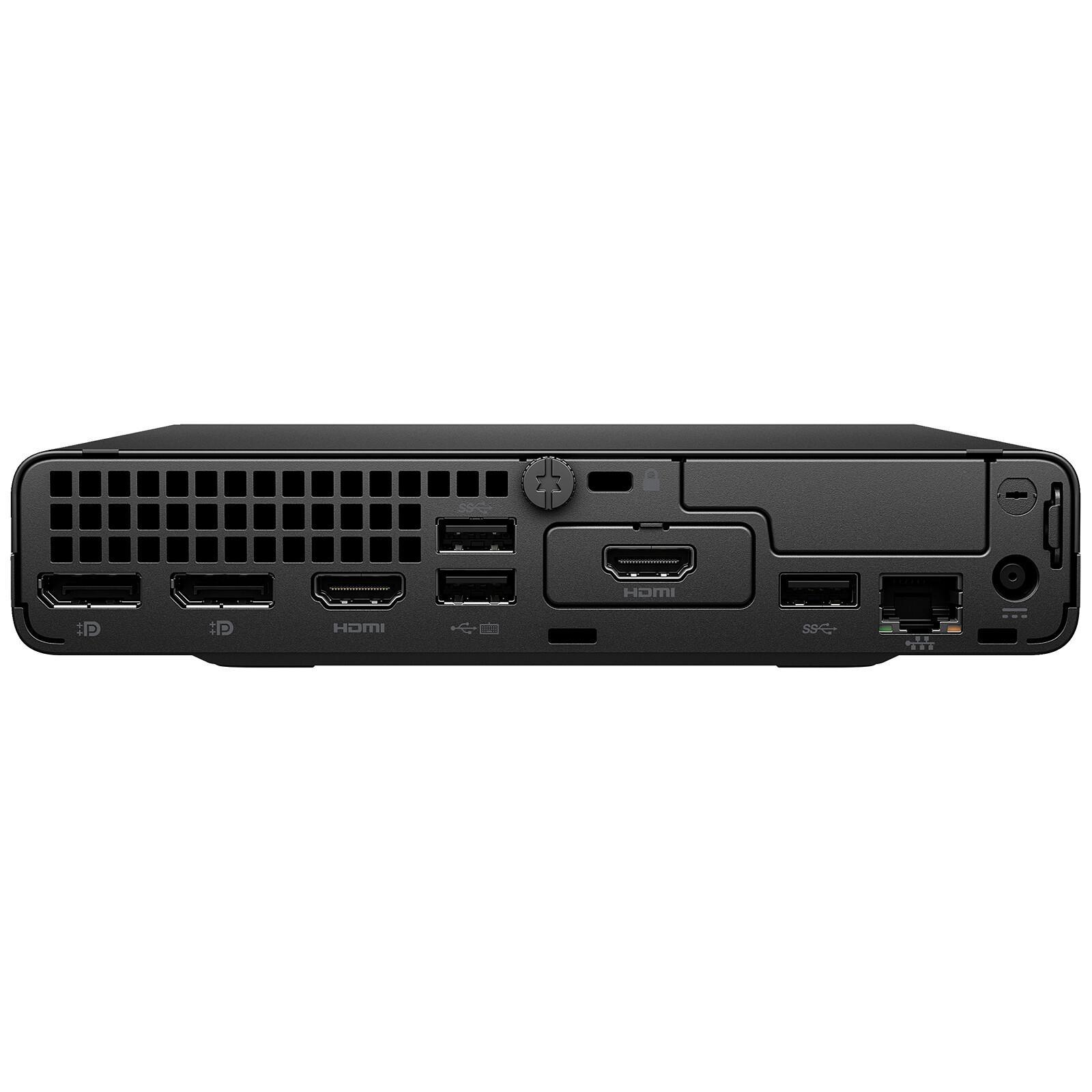 HP Pro Mini 400 G9 / Intel Core i5-13500T / RAM 16 Go DDR4 / SSD 256 Go / Wifi 6E + Bluetooth / Windows 11 Pro / Clavier QWERTY + Souris / Garantie 3 ans On Site HP
