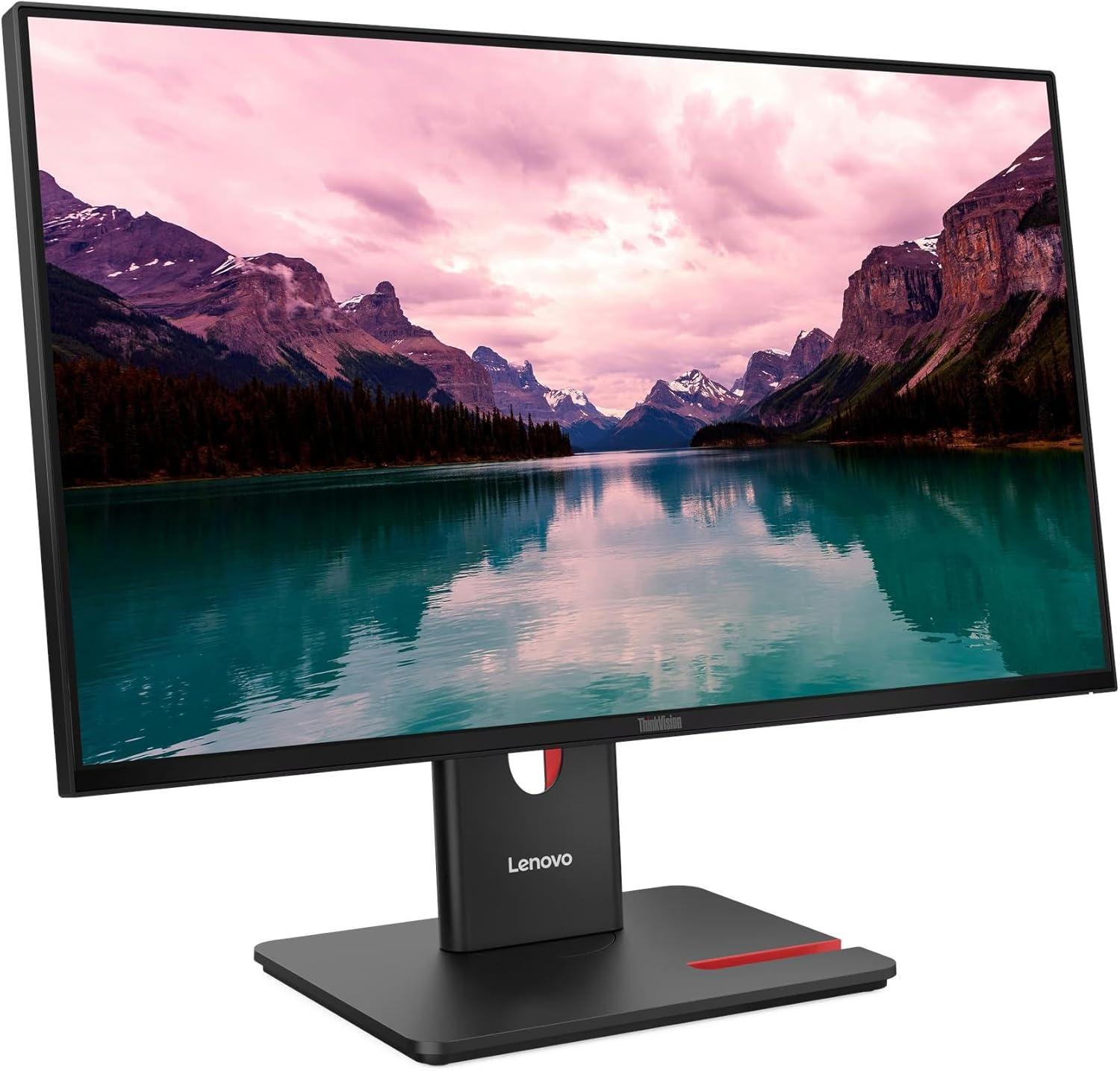 LENOVO ThinkVision T24-40 / 23.8" FHD 1920x1080 / IPS LED / 120Hz 4ms / HDMI, DisplayPort, VGA / HUB-USB / Inclinaison, Rotation, Pivot, Hauteur / Garantie 3 Ans Constructeur