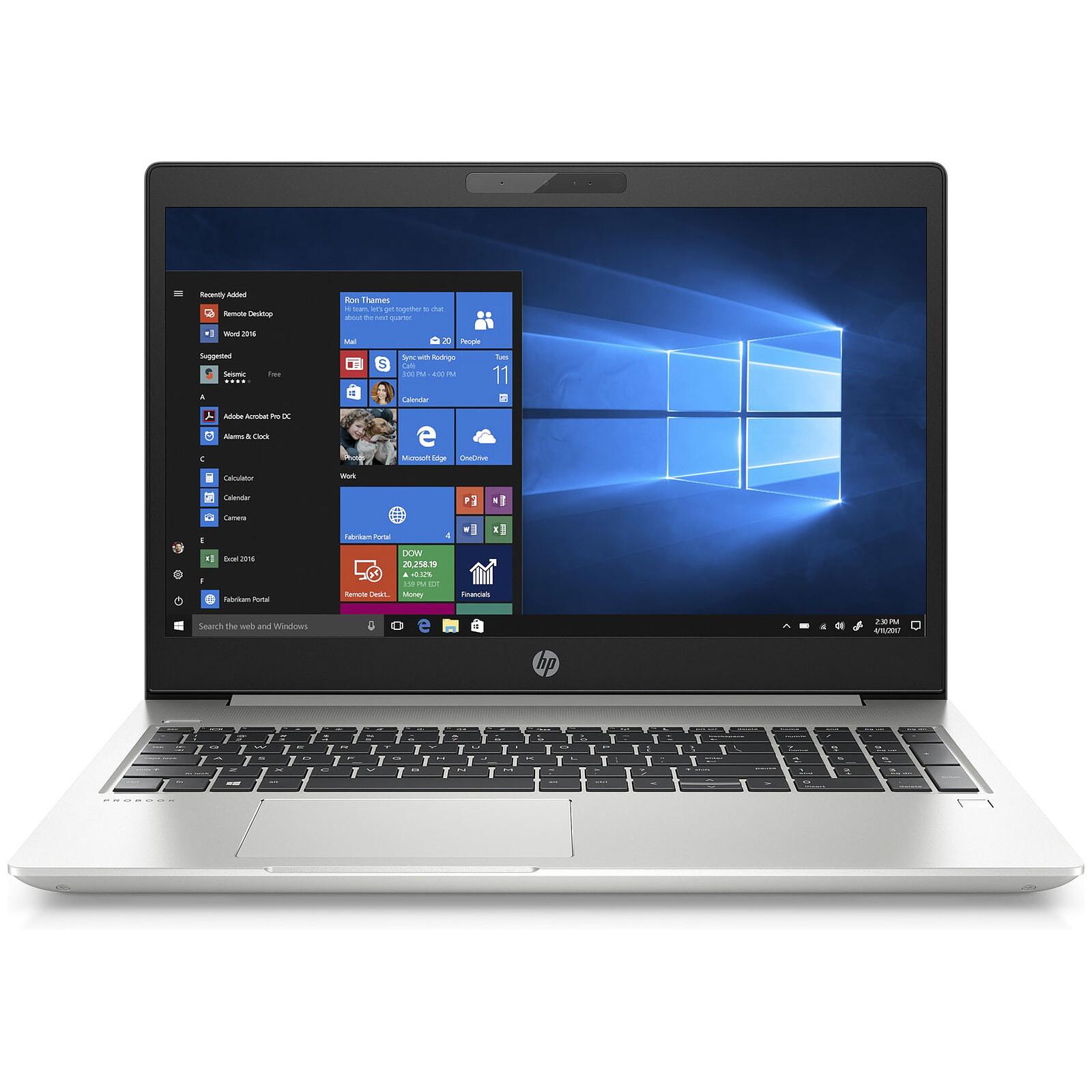 HP ProBook 450 G6 / Intel Core i5-8265U / RAM 8 Go DDR4 / SSD 256 Go M.2 NVMe / Écran 15.6" 1920*1080 / Windows 11 Pro CMAR / Reconditionné Grade A+ / Garantie 1 An Fournisseur 